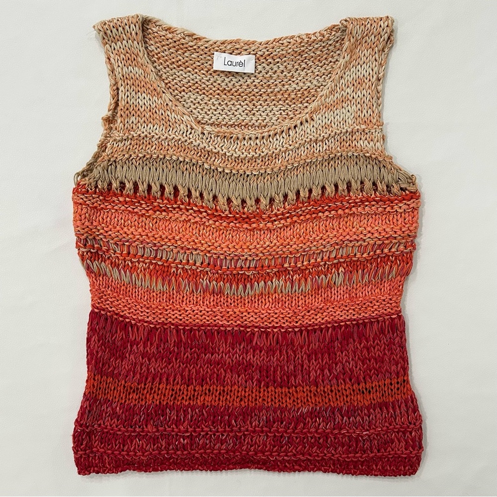 Laurel Crocheted Tank Top Size 36